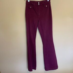 Idyllwind fueled by Miranda Lambert maroon flare leg jeans